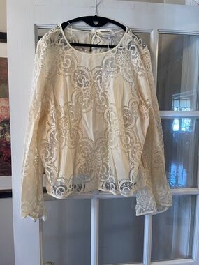 NWT PARKER The Maeve lace top in XXL